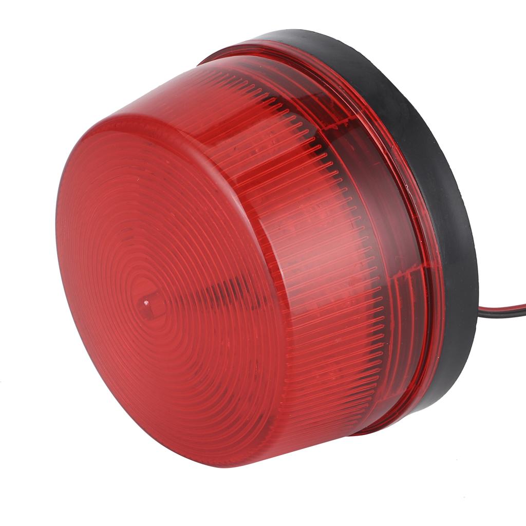 Lampe d'avertissement à LED stroboscopique d'urgence Lampe de signalisation DC12V Lentille rouge pour camping-car Caravane Camion