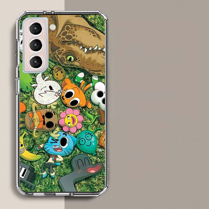 Cartoon The Amazing World of Gumball Phone Case For Samsung Galaxy S25 Edge S24 S23 FE S21 S20 S10 Plus S22 S26 Ultra Cover Clea