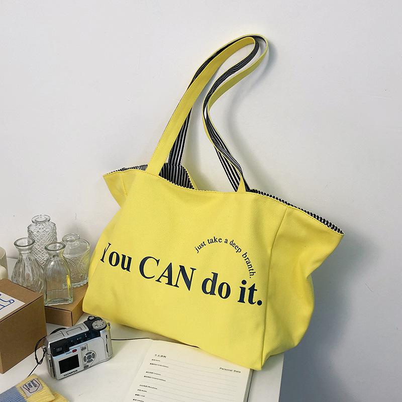 2025 spring and summer new double-sided tote bag women's casual large-capacity striped shoulder bag hand bag