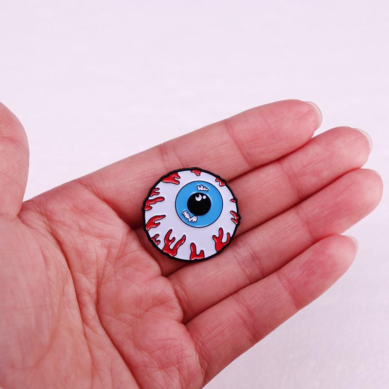 Eyeball Brooch Fashion Metal Badge