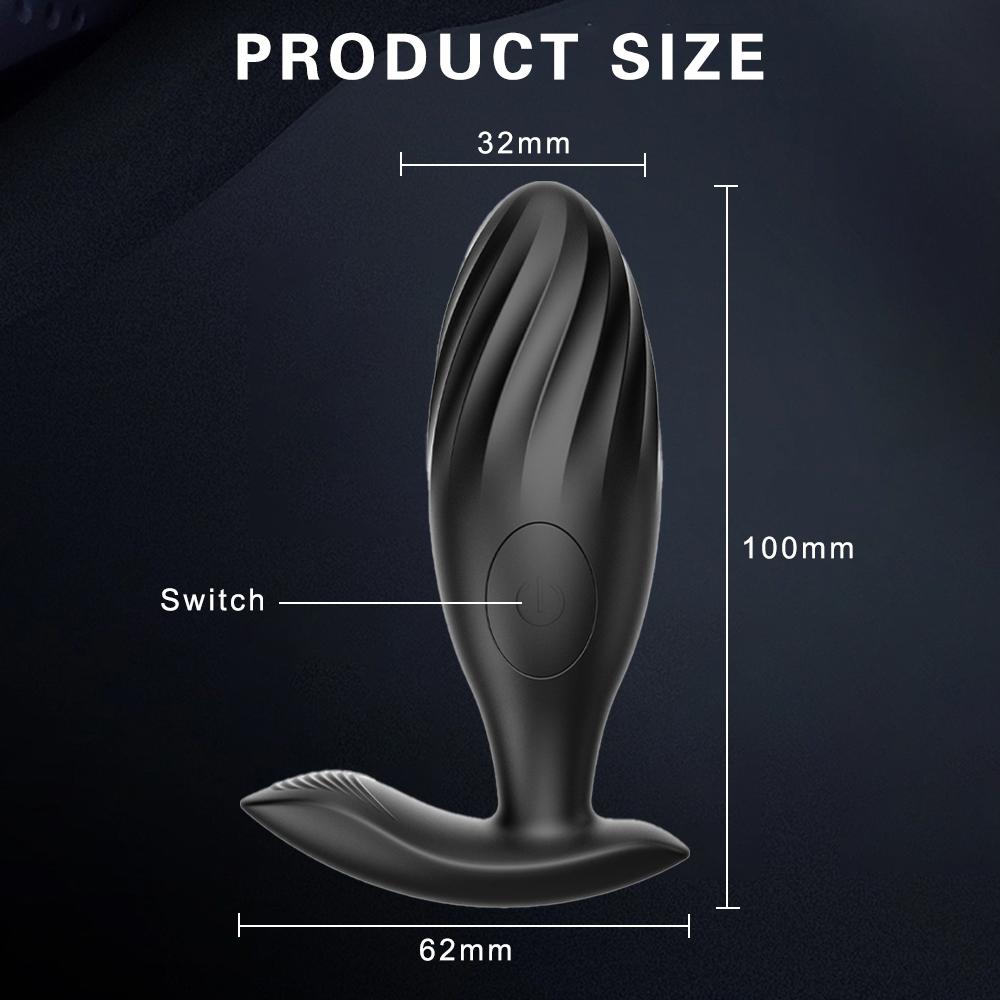Wireless Anal Vibrator For Women Men Butt Plug Prostate Massager Remote Control Anal Plug Intimate Goods Sex Toys For Adults Gay