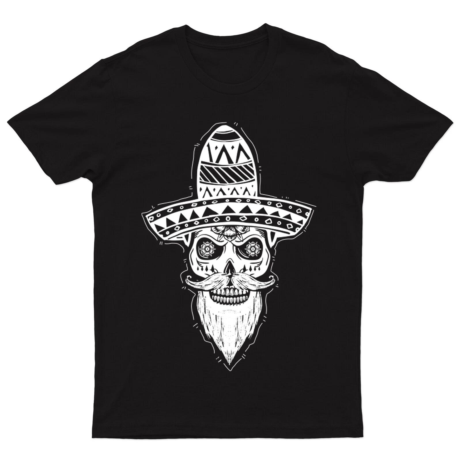 Day Of The Dead Mexican T shirt Sugar Skull dia de los muertos Gothic #V#DD255 XL
