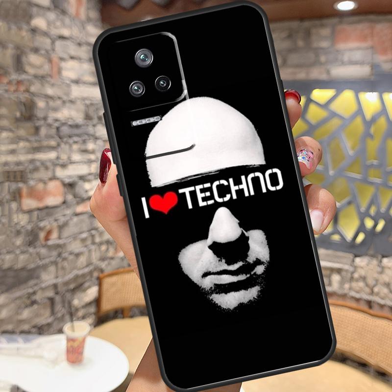 Techno Music Case For Xiaomi 14T Pro 13T 11T 12T 13 14 15 Ultra POCO X6 X7 Pro X3 X5 M6 F5 F6 Pro Cover