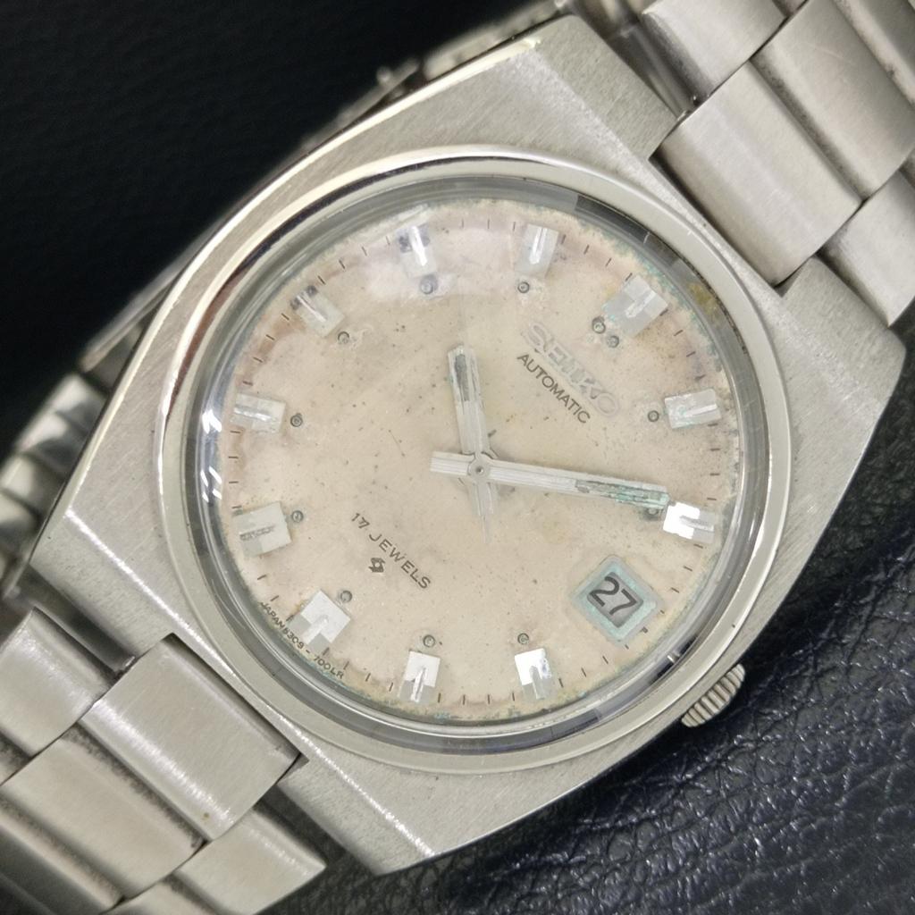 GENUINE VINTAGE SEIKO AUTOMATIC JAPAN MENS 6309A ORIGINAL DIAL WATCH a702316-5 R124-a702316