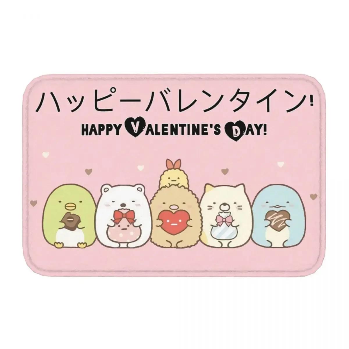

Sumikko Gurashi Sumikkogurashi Куточок Біологічний Протиковзкий Килимок Килимок для Вхідних Дверей Кухонний Килимок Милий Каваї Килим для Коридору Вхідні Двері 40cmx60cm