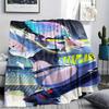 1PC Lucyna Kushinada Patterned Flannel Blanket Suitable For All Seasons for Home Decor Warmth and Comfort Gifts Holiday Present