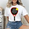 Padel Top Tees Wounisex Grunge Graphic Punk Kawaii University Breathable Top Tees Anime Trendy Comfortable Punk 2000s Digital