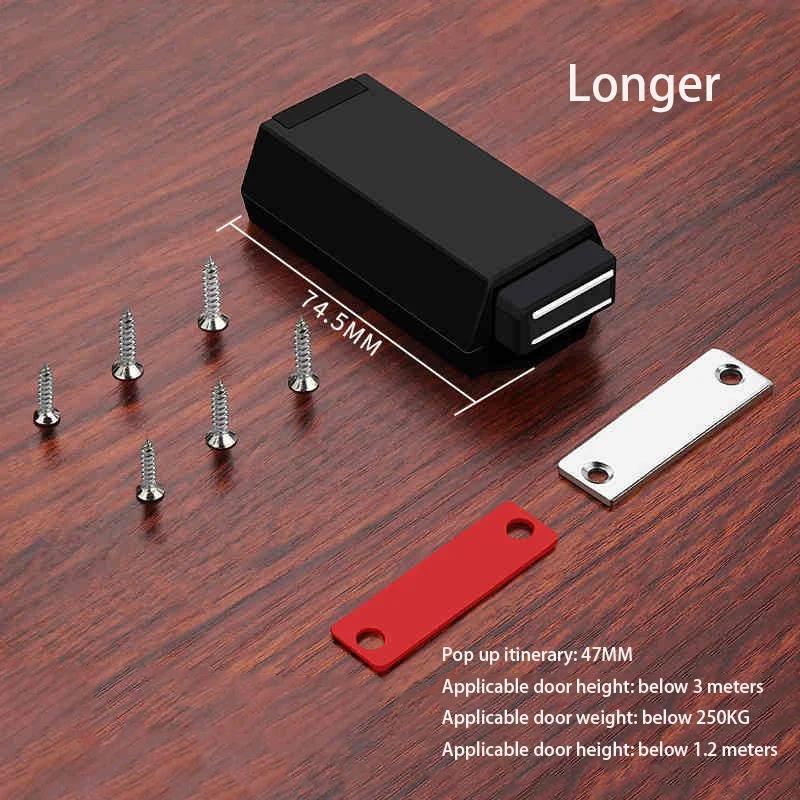 1Pcs Stainless Steel Lock Heavy-Duty Cabinet Door Rebound Magnetic Lock TV Frame Cabinet Wardrobe Furniture Magnetic Lock