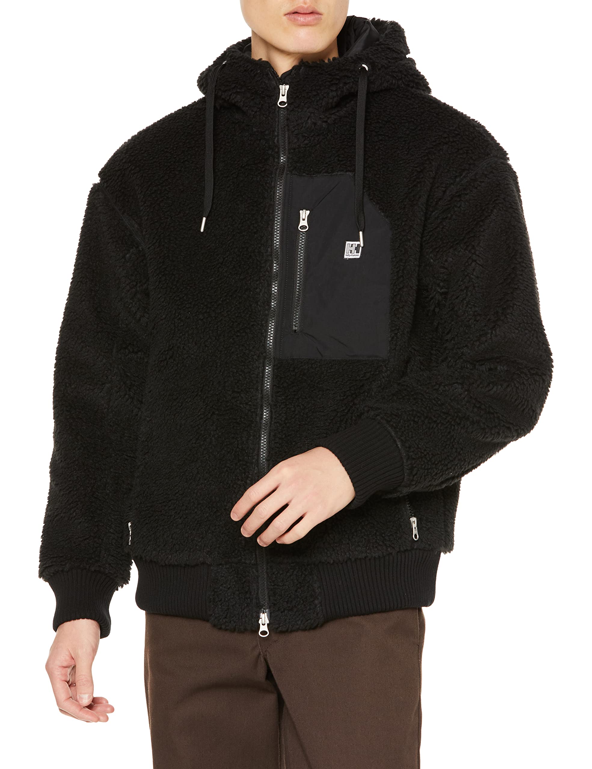 

Helly Hansen THERMO Fleece HOE52293 FIBERPILE(R) Hoodie, Unisex, Black, XL,