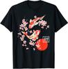 NEW LIMITED Cherry Blossom Koi Fish Japanese Sakura Cool Design T-Shirt S-3XL