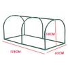 Outdoor Plant Cover Frame Removable Steel Zipper Garden GreenHouse PVC Warm Garden Household Plant Greenhouse Cover