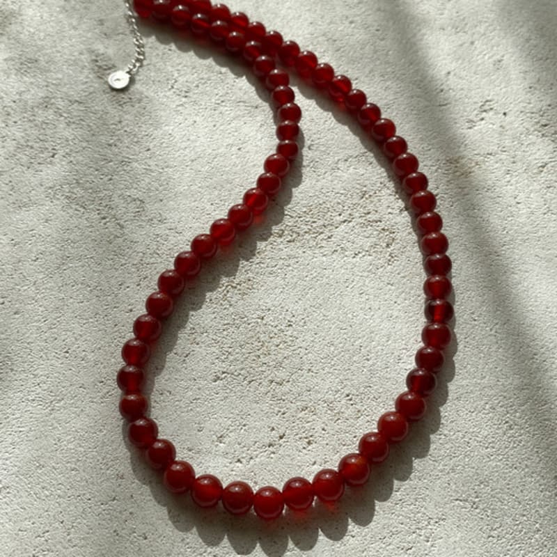 etrive Red Carnelian Necklace(2size)