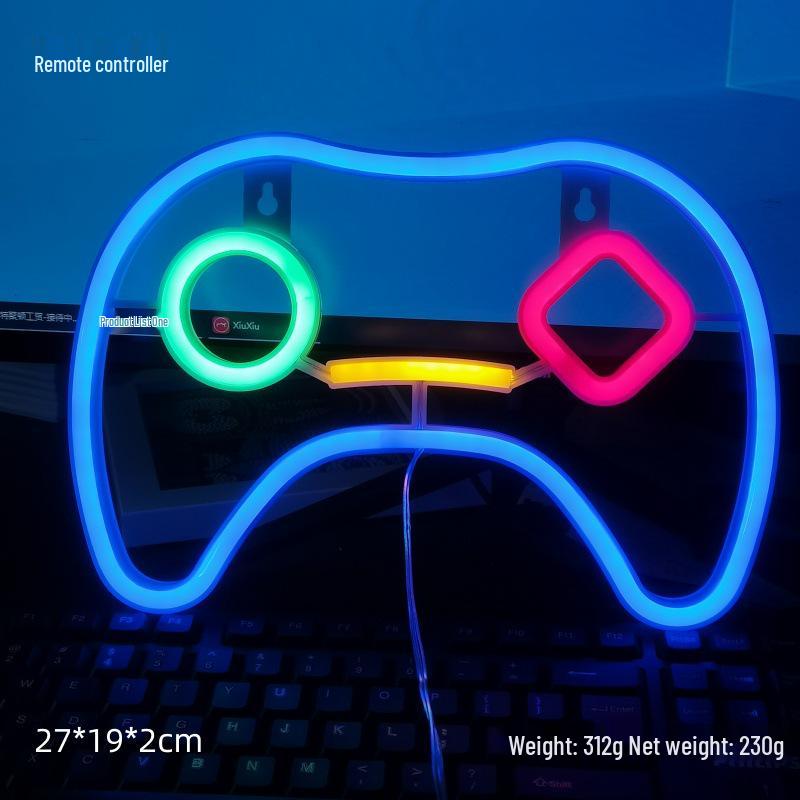 LED Neon Decorative Lights: Cloud, Lightning, Musical Notes, Moon, Bat