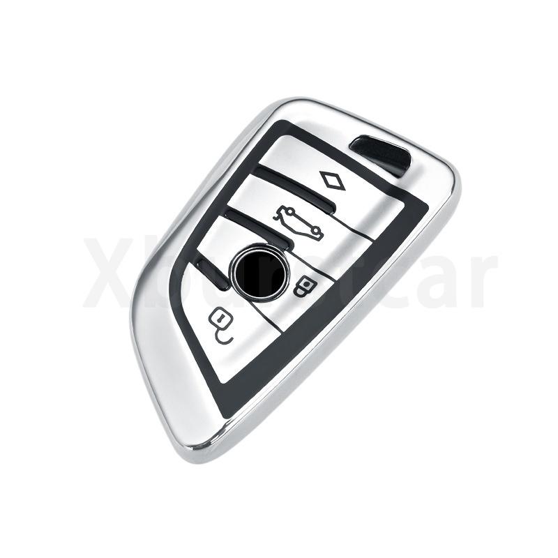 3 4 Buttons TPU Shell Fob for BMW X1 X2 X3 X4 X5 X6 M5 F15 F16 F48 G30 G38 525 540 740 Series 1 2 3 5 Car Key Cover Accessories