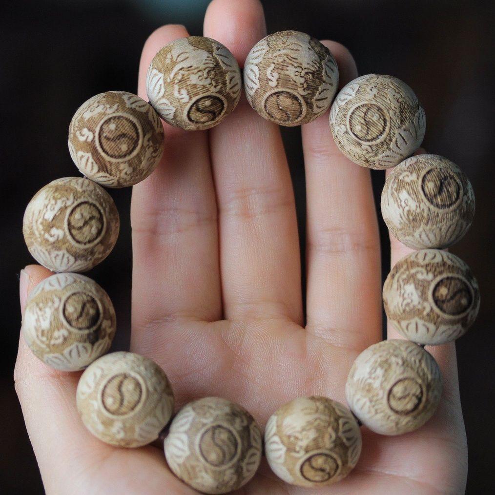 Trendy Men's Bracelets, Scented Old Materials, Mosquito Repellent and Fortune Beads