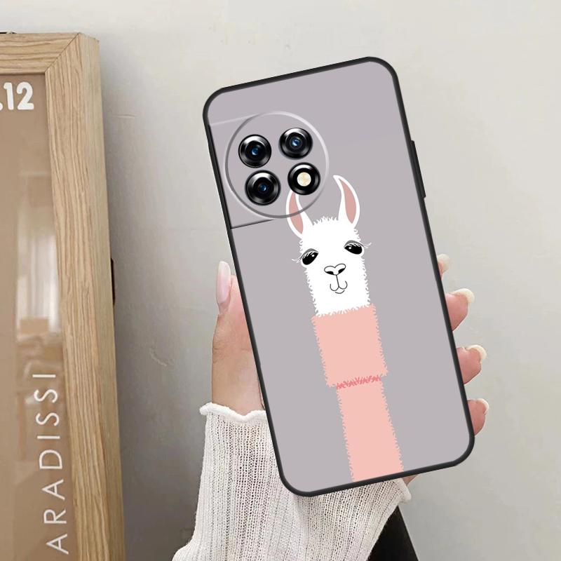 Cute Alpaca Donkey Case For OnePlus Nord 5 CE 2 3 4 Lite N20 N30 OnePlus 15 R 13R 12R 10R 13T 10T 11 12 13 Cover