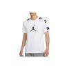 Jordan Lässiger Sport Rundhals Pullover Kurzarm T-Shirt Herren Tops Weiß CZ2490-100
