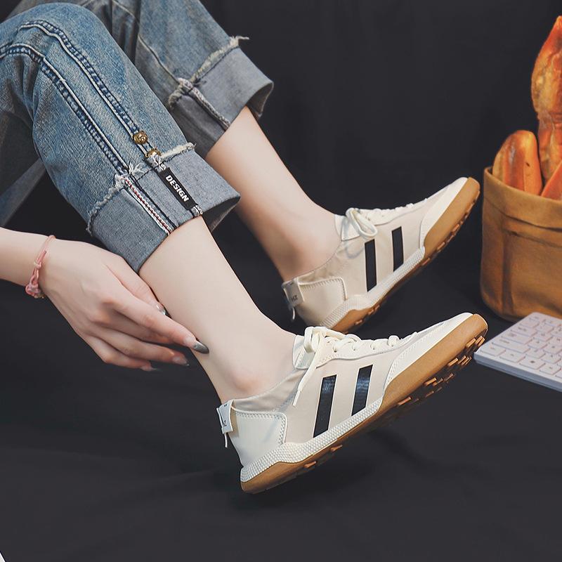 Leichte Weiße Schuhe Damen Herbst Neu Damen Schuhe Damen Bequeme Schuhe Sneaker Weißer Schuh Skateboard Schuhe Tide