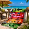 Mira-culous Adventures Strandtuch Mikrofaser Strandtuch, Leicht und Schnelltrocknend, für Sommerreisen, Schwimmbad-Fan Geburtstagsgeschenk