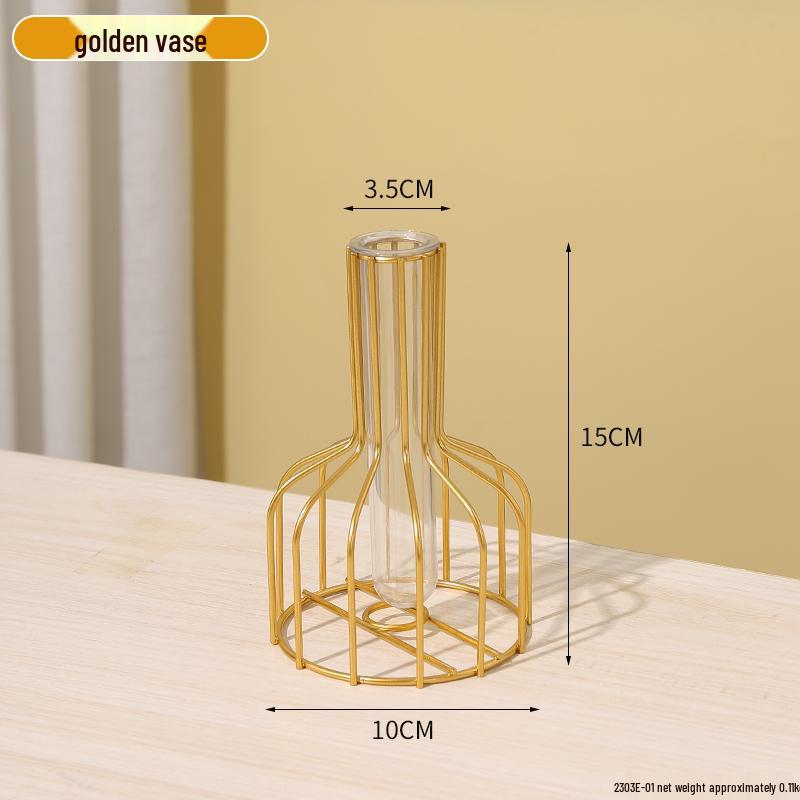 

Минималистичная прозрачная стеклянная ваза для креативных цветочных композиций в гостиной или столовой