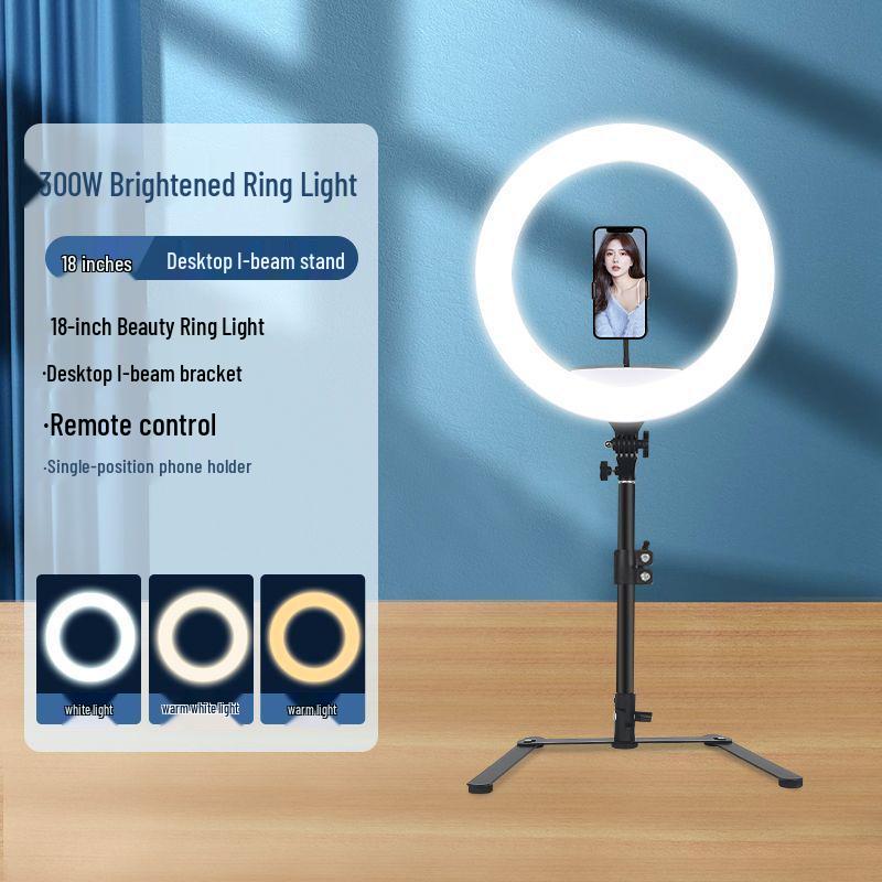 22-Inch Ring Light with Stand: Perfect for Mobile Streaming, Selfies, and TikTok.