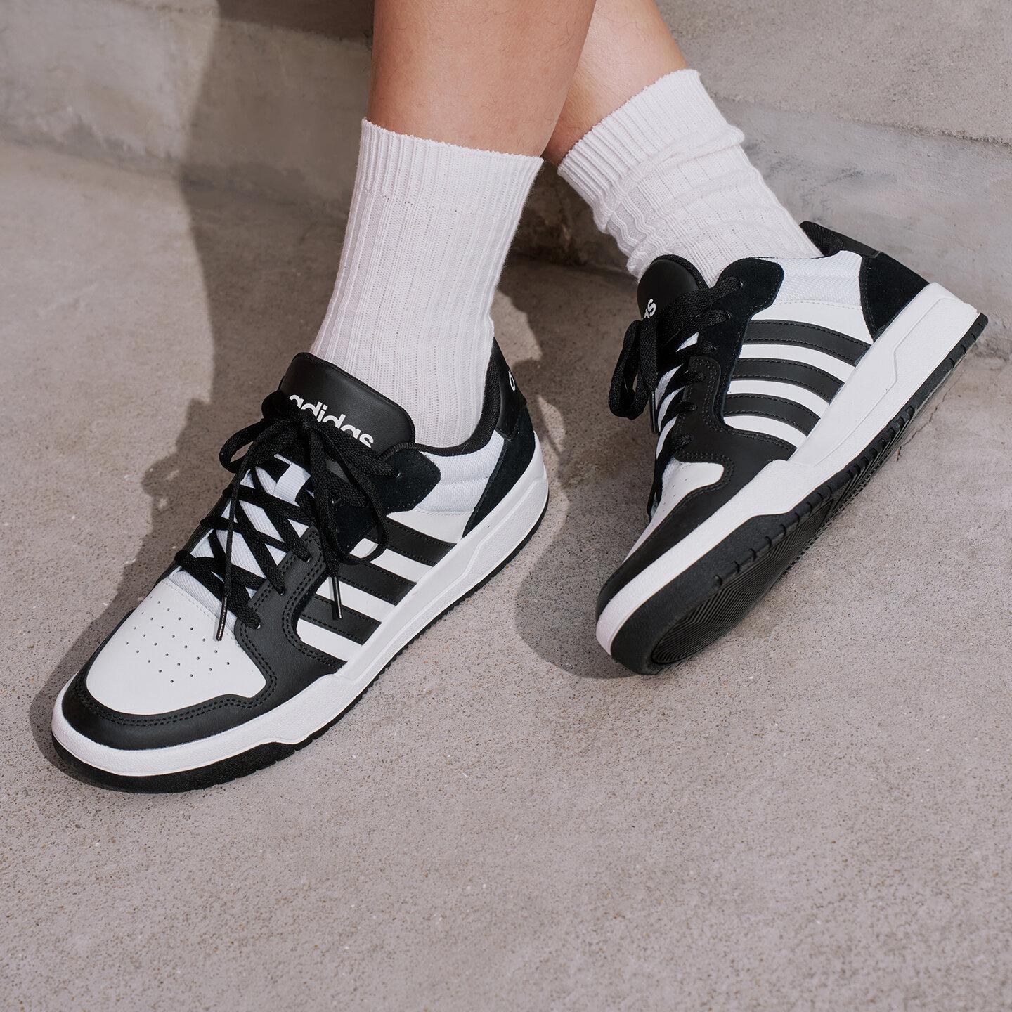 Adidas Entrap  White Black  44