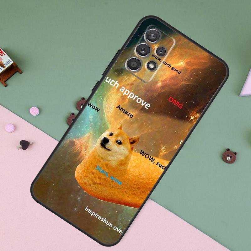 Doge Meme Kabosu For Samsung Galaxy A54 A34 A14 A26 A16 A22 A32 A52 A55 A35 A15 A53 A13 A05 A06 A36 A56 Case
