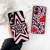 Star Dark Red Heart Love Crown Queen Princess Phone Case for Xiaomi Redmi Note 12 11 10 A3 Pro 10A 10C 12C Note12 5G Cover