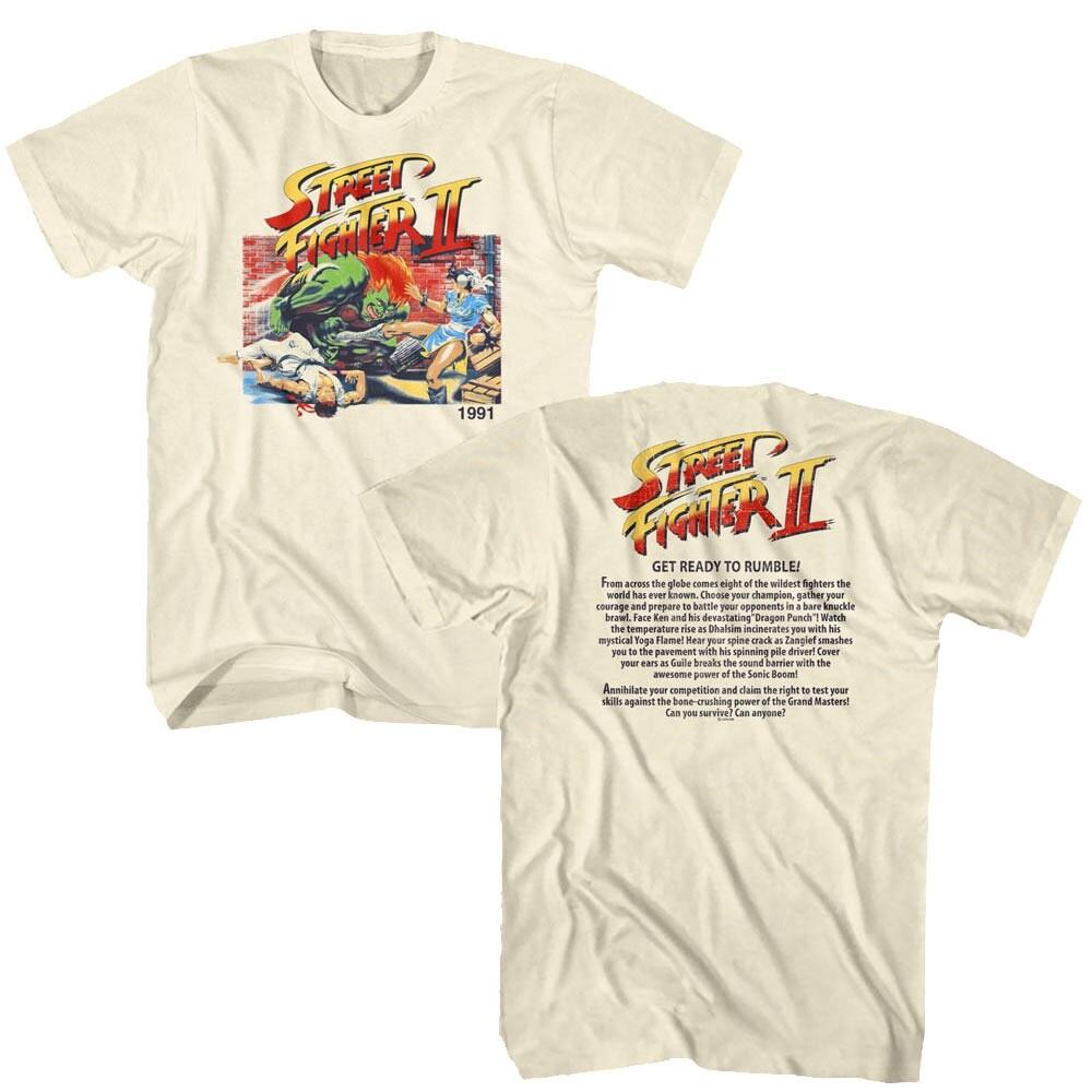 Street Fighter 2 Ready to Rumble Men T Shirt S