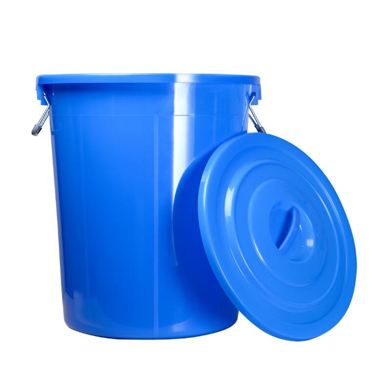 ZeYi Large Capacity Plastic Storage Bucket with Lid 100L