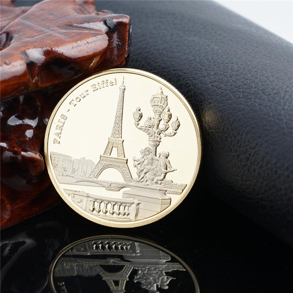 Paris, Frankreich, Eiffelturm, Gedenkmedaillen, Gedenkkultur der Weltausstellung, Münzen, Geschenke