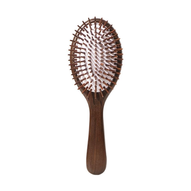 

King wood large board air cushion comb for women, red for home fluffy styling comb