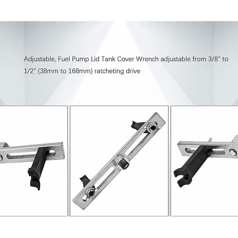 Oil Pump Removal Spanner Professional 3/8in To 1/2in Oil Pump Remover Tank Lid Cover Removal Spanner Car Accessories For Car