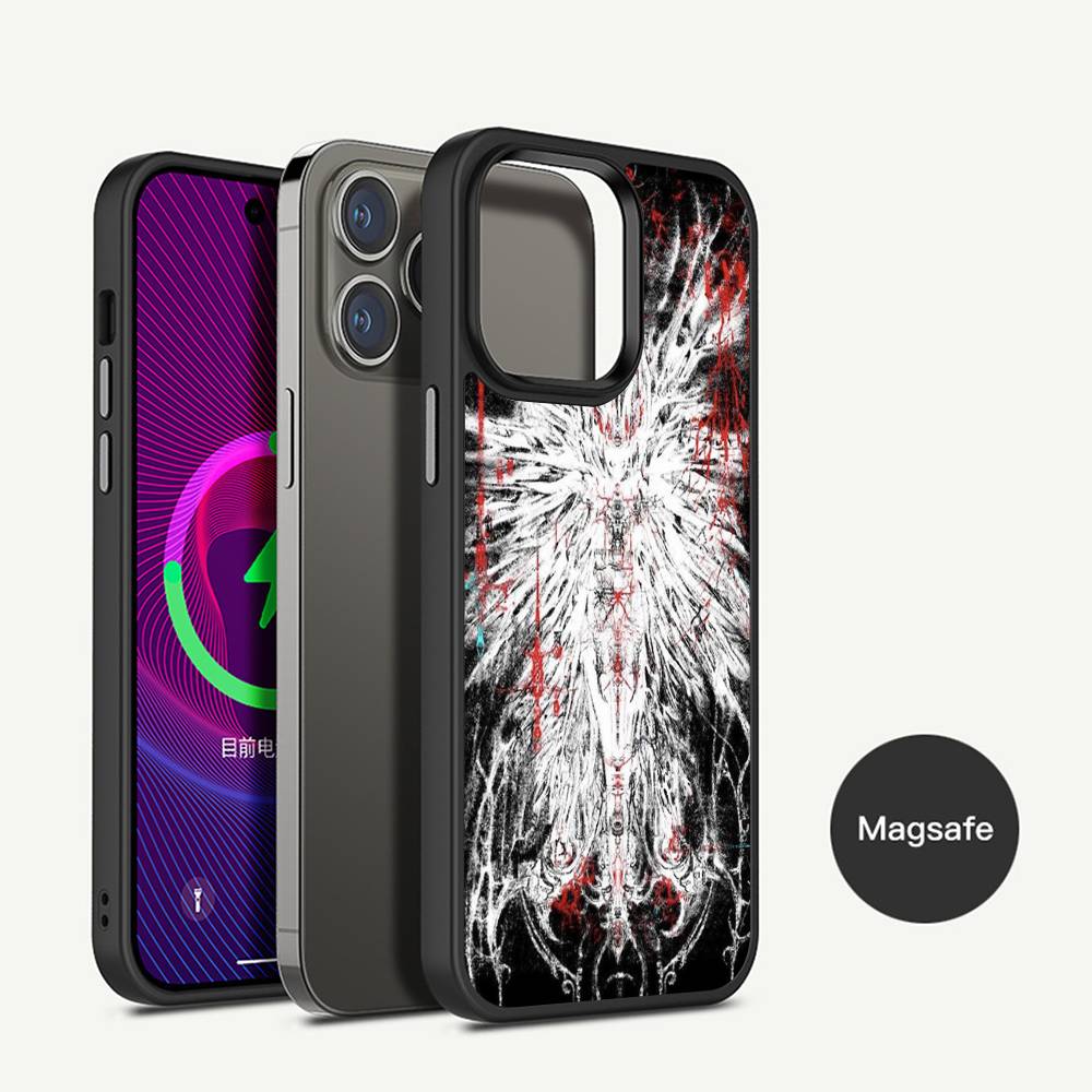 Gothic Girl Sculpture Phone Case Magnetic Case For iPhone 17 16 14 13 12 11 15 Pro Max For Wireless Charge Cover