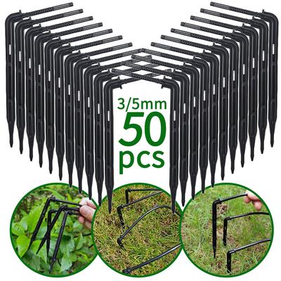 200PCS Bend Arrow Dripper Micro Drip Irrigation Kit Emitters for 3/5mm Hose Garden Watering Saving Micro Dripper Greenhouse