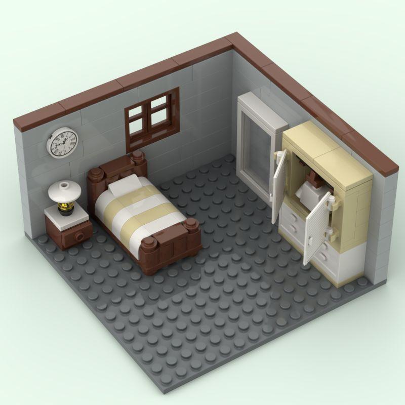 City House Building Blocks Toys For Children Boys Girl Diy Gifts Moc Bricks Bedroom Living Room Furniture Model Toy Gifts