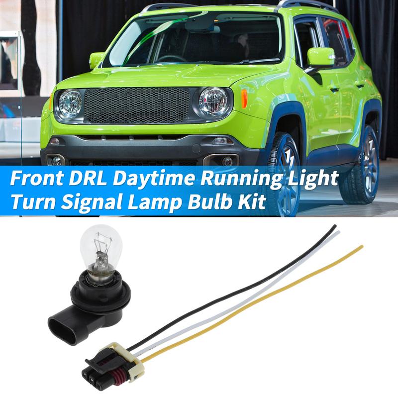X Autohaux DRL Daytime Running Lamp Turn Signal Light Bulb for for Jeep Renegade 2014-