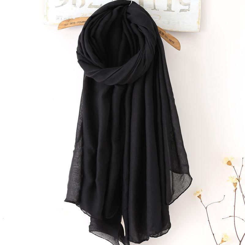 Dunhuang Desert Shawl - Qinghai Chaka Salt Lake Ethnic Scarf for Women, Cotton Linen Silk Blend