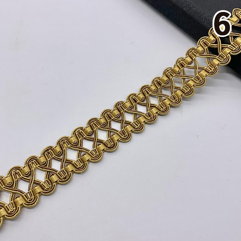 11,5–12 Meter Quastenbesatz, Spitzenband, 3 cm Breite, Spitzenbesatz, Fransen zum Nähen von Vorhängen, Heimpolstern, DIY-Zubehör