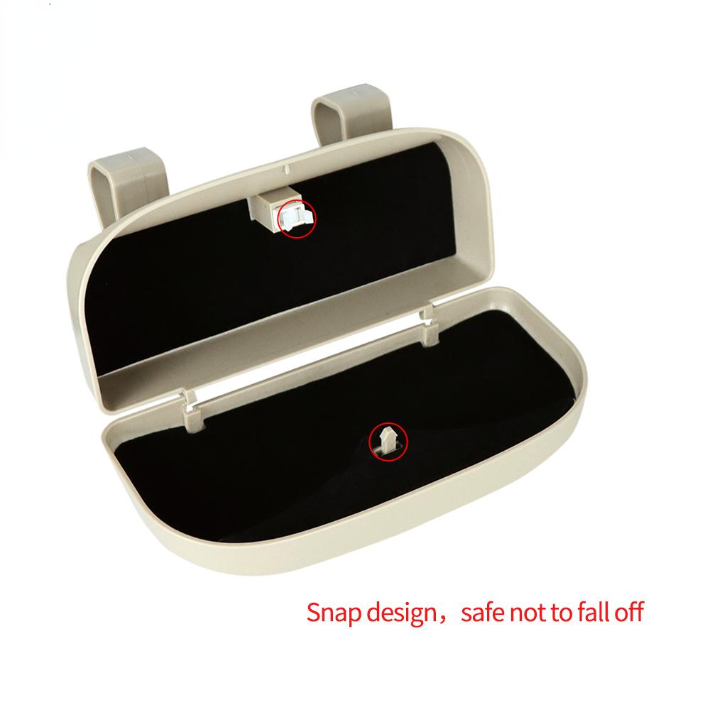 Glasses Holder Magnetic Car Sun Visor Glasses Case Organizer Sunglasses Box Holder Visor Sunshade Car Holder For Glasses