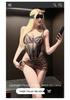 Xianyi Sexy Leopard Print Underwire Lingerie Bodysuit - Flirty See-through Design