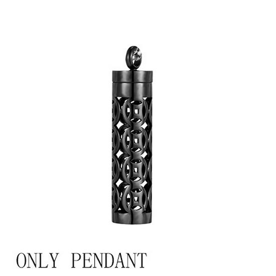 Stainless Steel Aromatherapy Essential Oil Diffuser Pendant Necklace