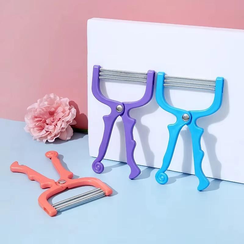 Smooth Skin Facial Hair Removal Device - Elastic Lip and Eyebrow Hair Removal Device, Handheld Facial Hair Removal Device, Gentl