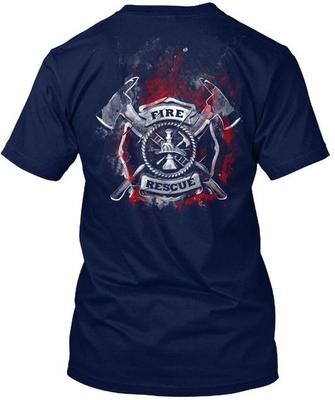 Feuerrettung - T-Shirt Hergestellt in den USA Größe S bis 5XL