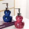 330ml Soap Dispenser Kiln Transformed Gourd Ceramic Press Bottle Shampoo and Shower Gel Dispensing Bottle Shampoo Dispenser