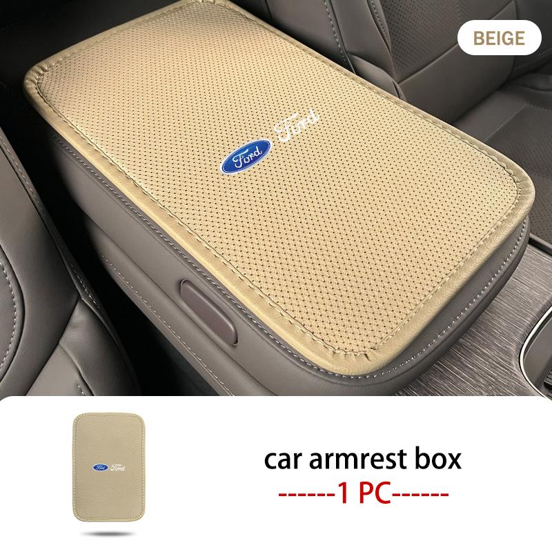 Car Armrest Box Mats Memory Foam Vehicle Arm Rest Pads For Ford Escort KA Flex Everest KA Expedition Falcon Fusion