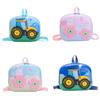 Cartoon Cute Engineering Vehicle Backpack With Lightweight Design For School Students