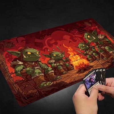 Magic Monsters' Magic Party Mouse Pad Playmat 24"X14" MTG TCG Office Desk Mat for Work Game PC Laptop Rug Carpet MousePad