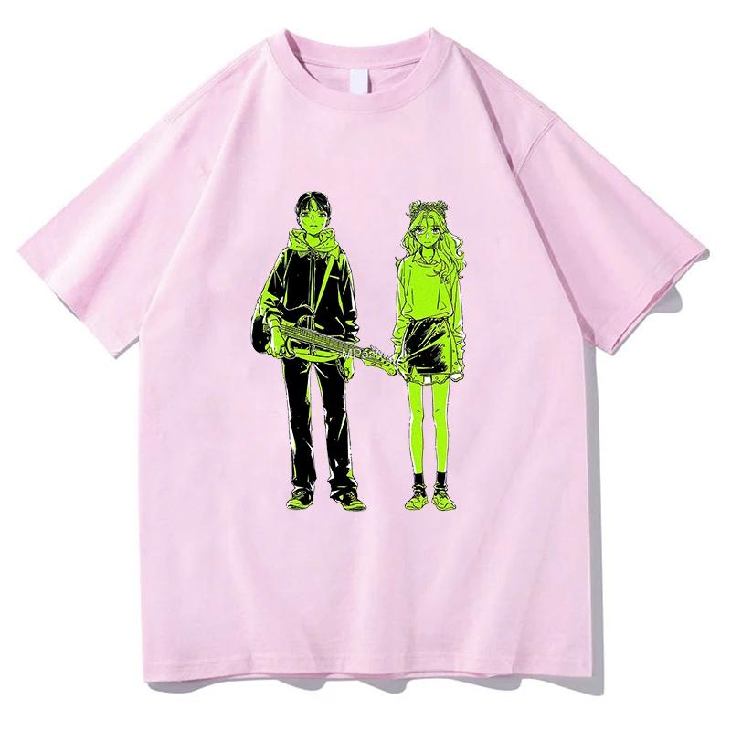 

Футболка с парнем, которой она была заинтересована, женская, Harajuku, топы, девушка, манга, одежда, готическая, эстетическая, летняя, из чистого хлопка, уличная одежда XXL