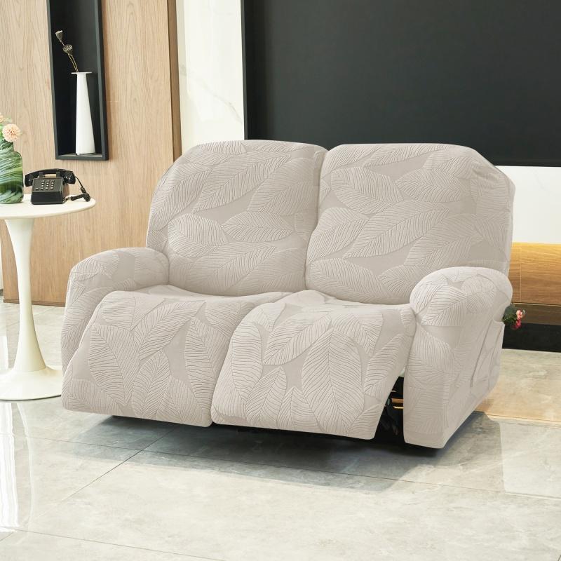 

2Seater Washable Split Recliner Sofa Covers Elastic Super Soft Reclining Chair Covers Anti-dirty Relax Armchair Protector Home 2seater(6pcs)